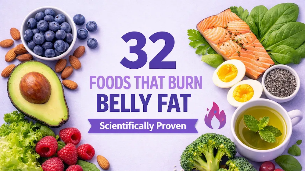 Proven 32 Foods That Burn Belly Fat Fast